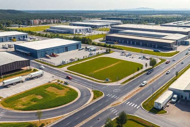 Motocicleta de prácticas de la autoescuela MotoCircuito equipada con barras protectoras para evitar daños en caso de caída del alumno en el circuito de Móstoles.